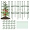 3-pack Garden Trellis 40" Tall Plant Support Stands With Clips And Ties-S